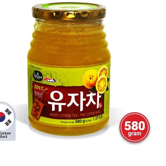 

☺ [HMART] Honey Citron Tea 580g - Minuman Konsentrat Jeruk Sitrun dengan ☼