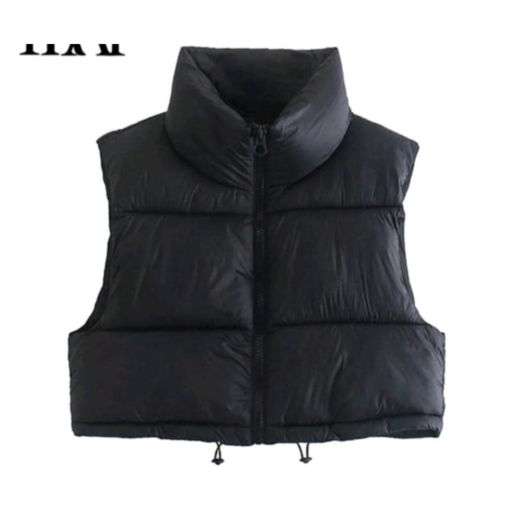 Rompi wanita/Rompi crop wanita/Jaket Atasan wanita/Vest Wanita