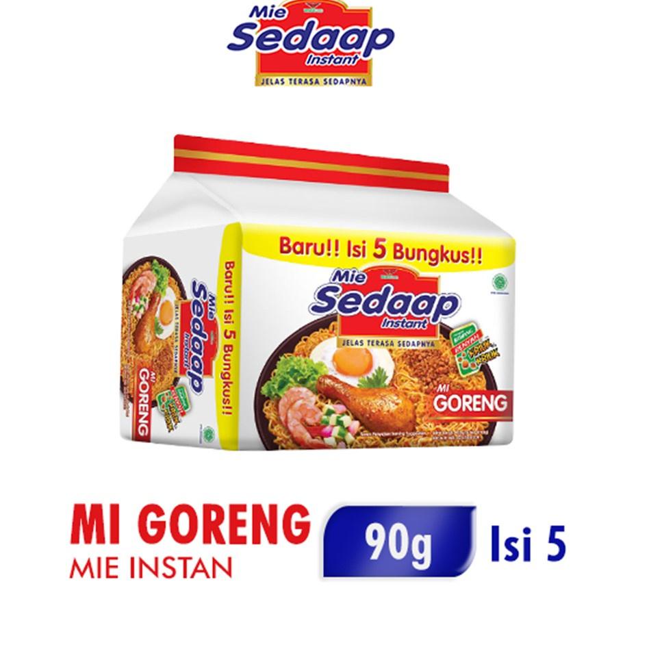 

I22 SEDAAP Mie Instan Goreng Isi 5 Bag 90GR TERBARU ↯