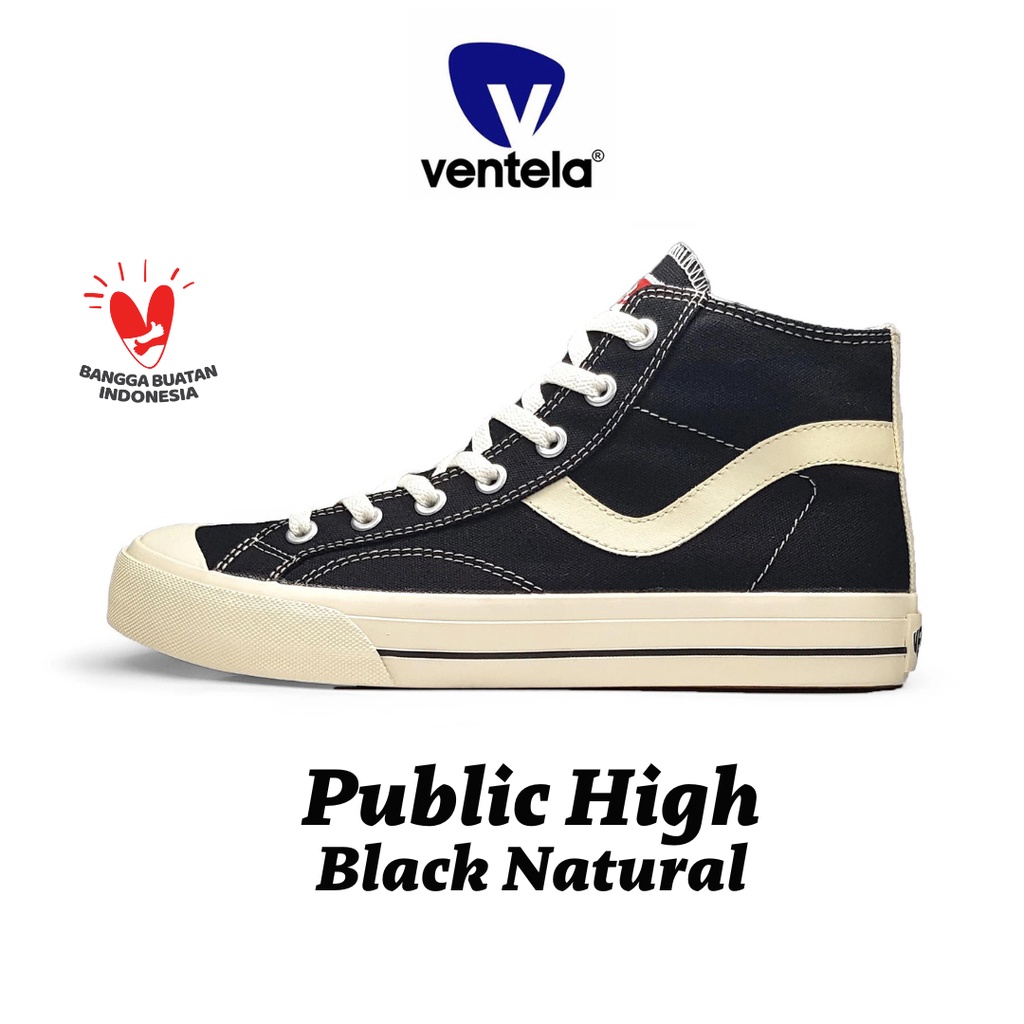 Ventela Public High Black Natural [READY STOCK]