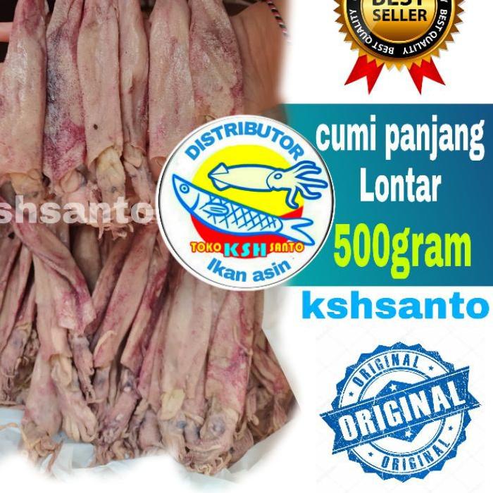 

☛ ikan asin cumi panjang-500gram ☆