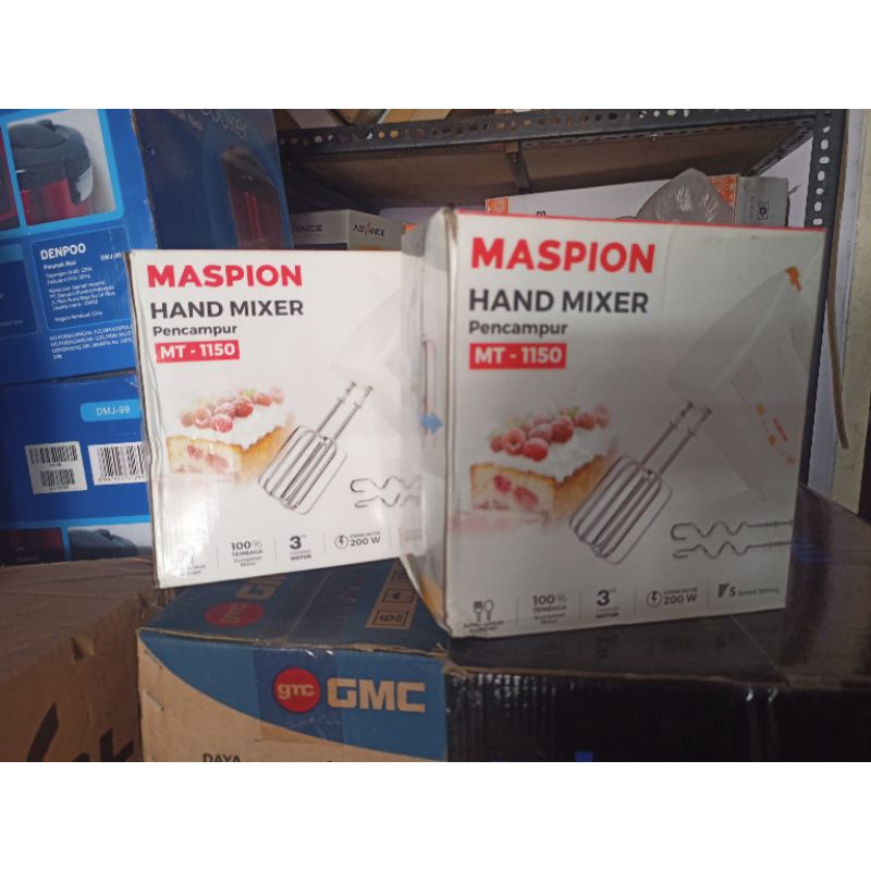 Hand Mixer Maspion MT-1150 MT 1150