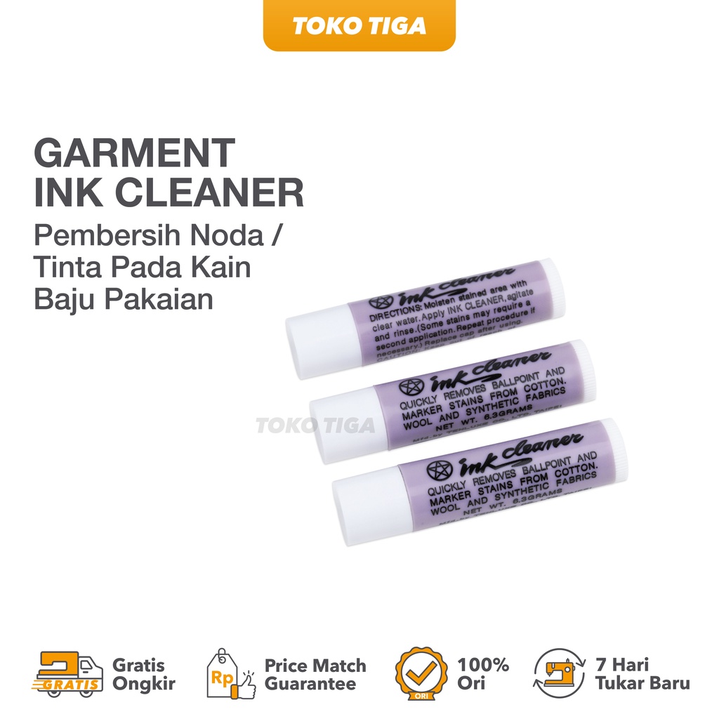 Garment Ink Cleaner / Pembersih Noda / Tinta Pada Kain Baju Pakaian