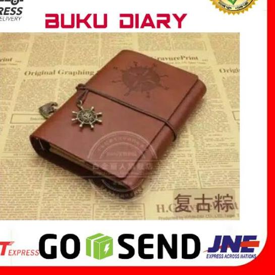 

Terbaru✔️✔️BUKU DIARY AGENDA CATATAN BINDER KULIT TEMA RETRO VINTAGE PIRATE DIARI UKURAN A5 COKLAT