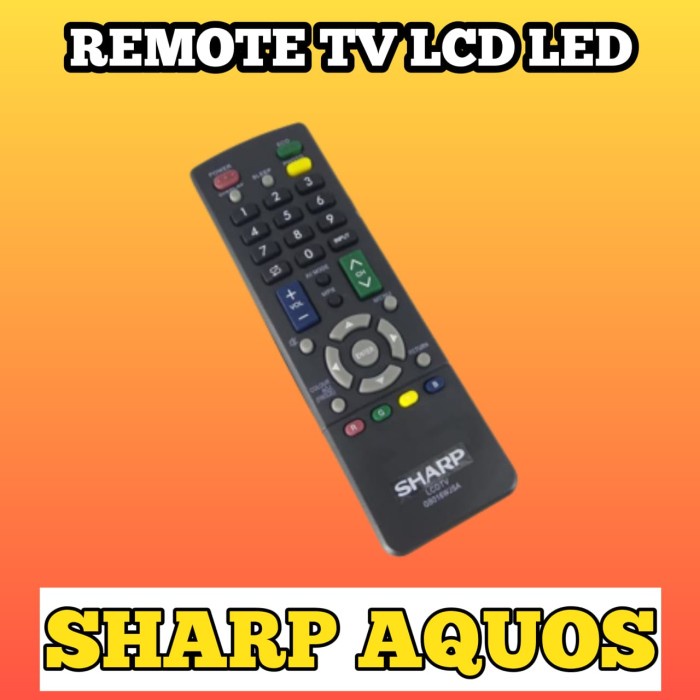 Remote tv led lcd SHARP AQUOS