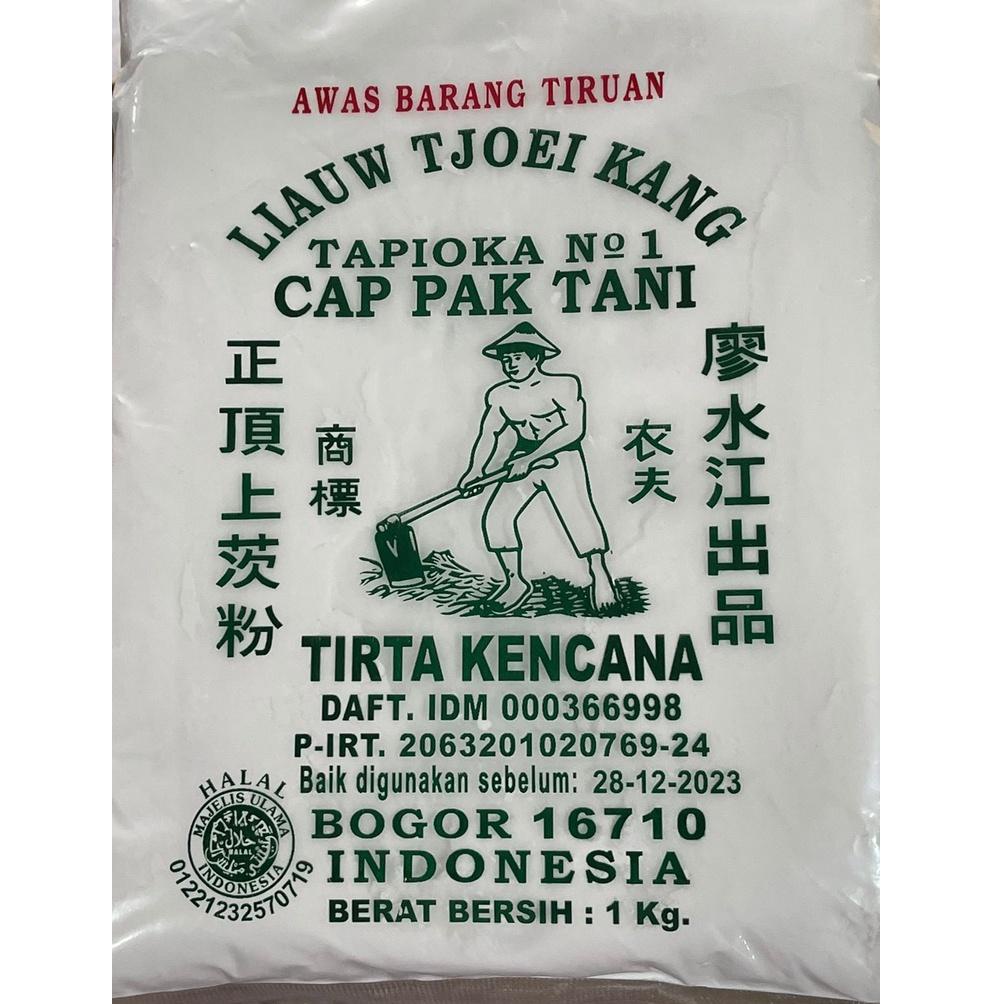 

qan-79 Sagu Cap Pak Tani 1kg - Sagu Cap Tapioka Liauw Tjoei Kang .,..,.,,,,.,