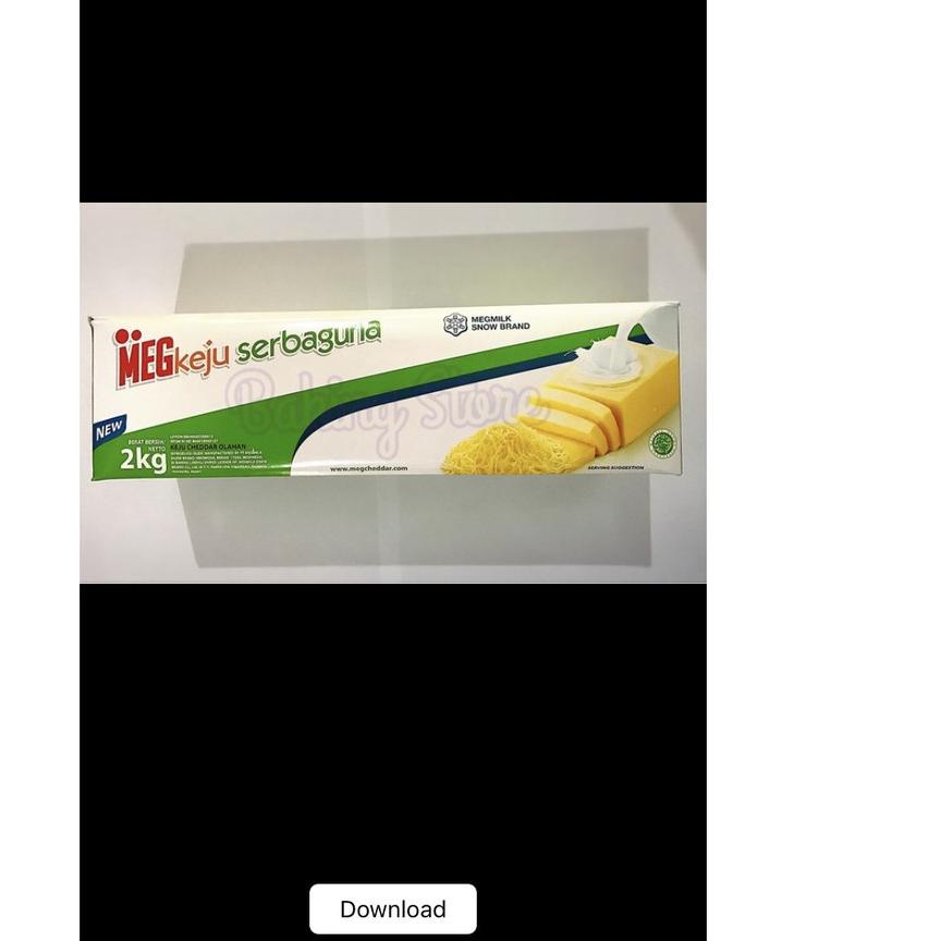 

Import Terlaris Keju Cheddar Meg Meg Serbaguna 2kg murah