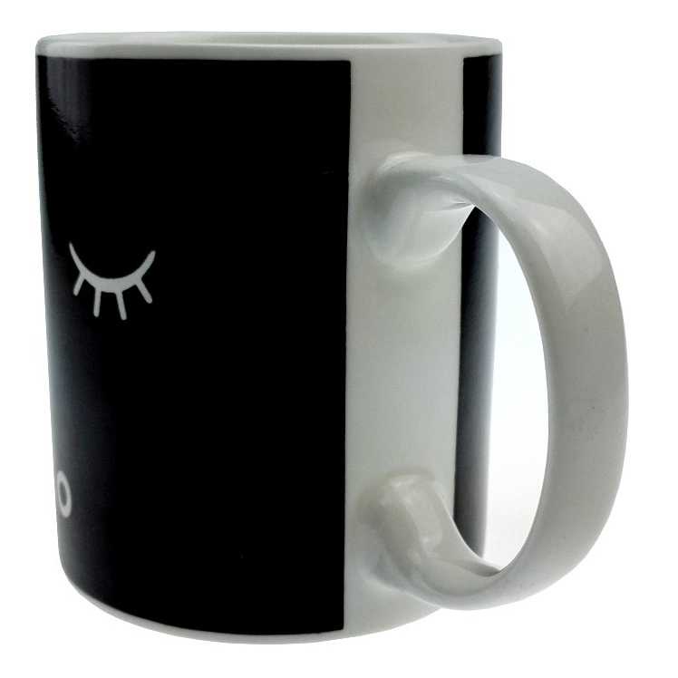 (BISA COD) FTIHSHP Color Changing Magic Mug Cangkir Sensitif Suhu Motif Smile Face - Y-03