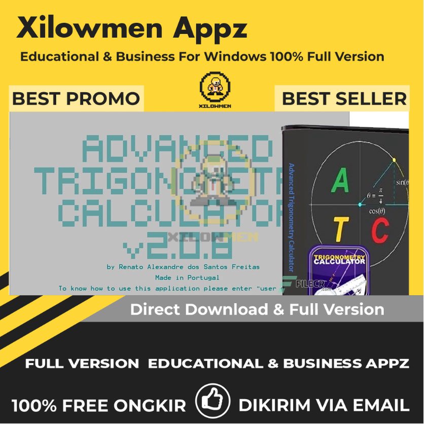 [Full Version] Advanced Trigonometry Calculator Pro Educational Business Lifetime Win OS