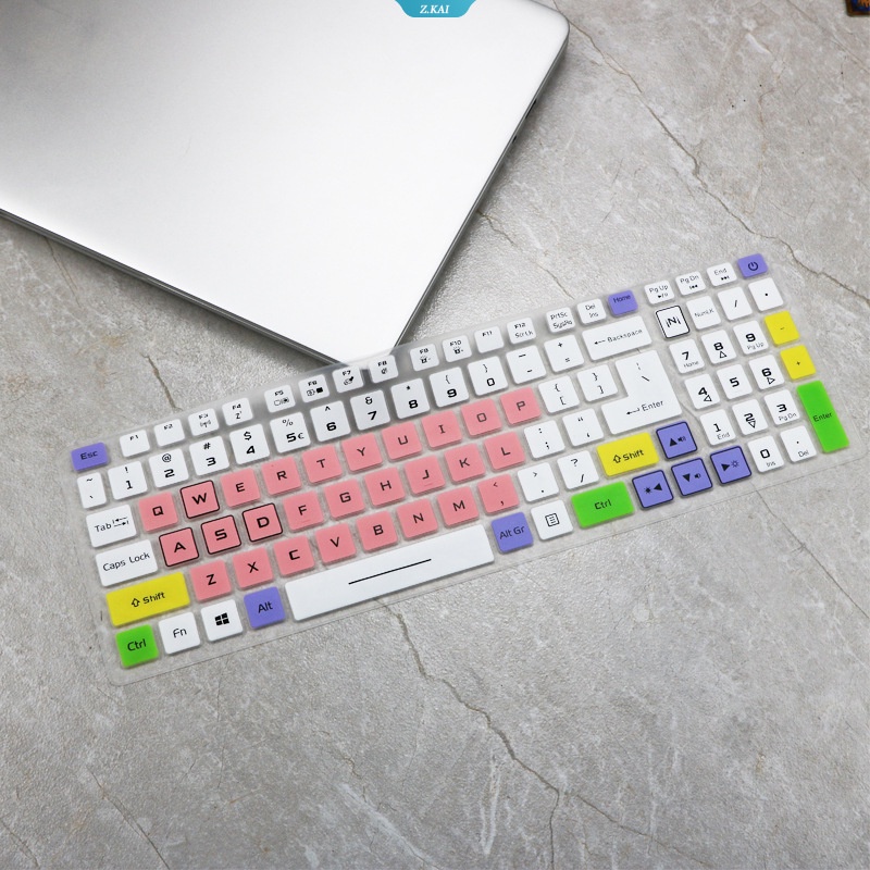 Silicone keyboard cover suitable for Acer Nitro 5 AN515-54-54W2 AN515-54-51M5 AN517-51-56YW Nitro 7 AN715-5115.6 Cover 【 ZK 】