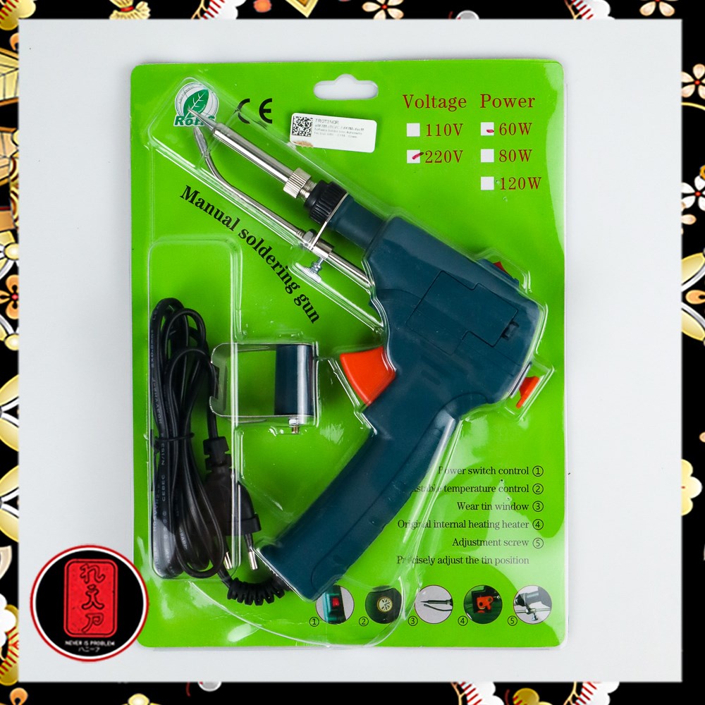 Taffware Solder Iron Automatic Tin Gun 60W - GT10 - Green