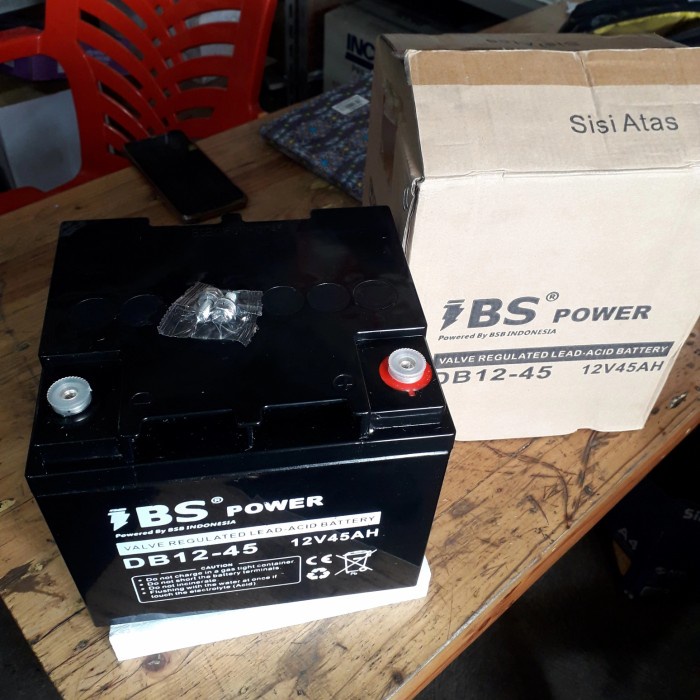Battery Vrla BSB 12v 45ah good ups audio plts