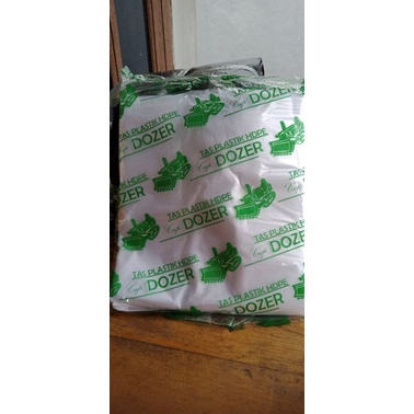 Kantong Plastik Kresek Dozer Hijau Kecil Ukuran 15