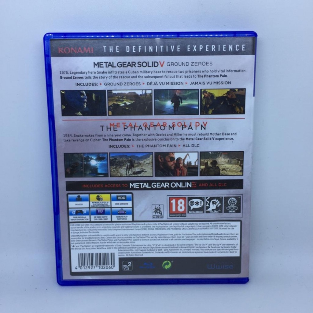 BD PS4 Metal Gear Solid V The Definitive Experience