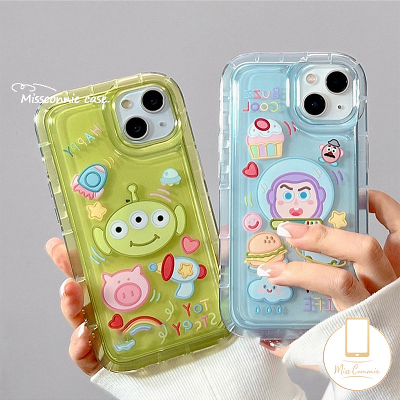 Kartun Kirby Cherry Candy Airbag Casing Realme C53 C55 C30 7i C17 9i C21Y C15 C12 C25 C11 C25s C35 5 C33 C25Y 6i 5i 5s C3 C20A C20 Cute Strawberry Bear Manyo Shockproof Soft Cover