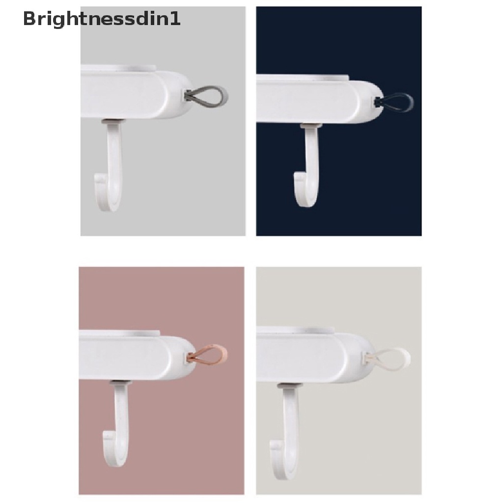 [Brightnessdin1] Push-pull Teleskopik 6kait Kait Dapur Lemari Rak Penyimpanan Shelf Organizer Butik