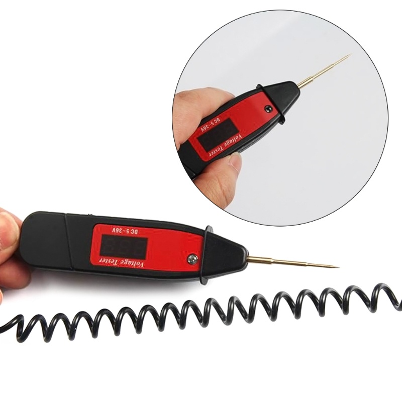 Btsg Voltage Test Pen Probe- Voltmeter Alat Diagnostik DC5-36V Untuk Motor Laut