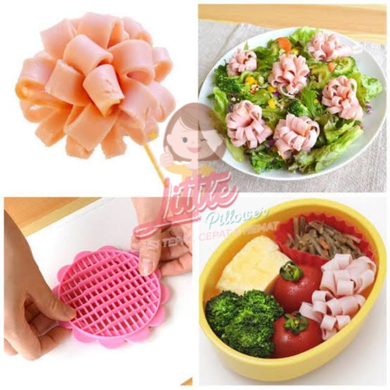 HAM EGG CUTTER - BENTO TOOLS - PEMOTONG TELUR dan HAM BEKAL BENTO ANAK