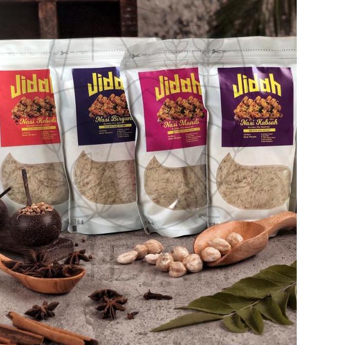 

☉ Beras Basmati plus Bumbu Rempah Instan Kabsah Kebuli Briyani Mandhi 300 Gram ✤