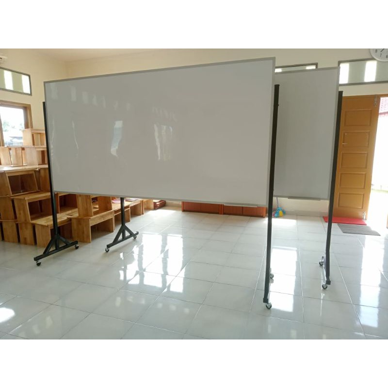 

Papan tulis whiteboard non magnet ukuran 120 X 240