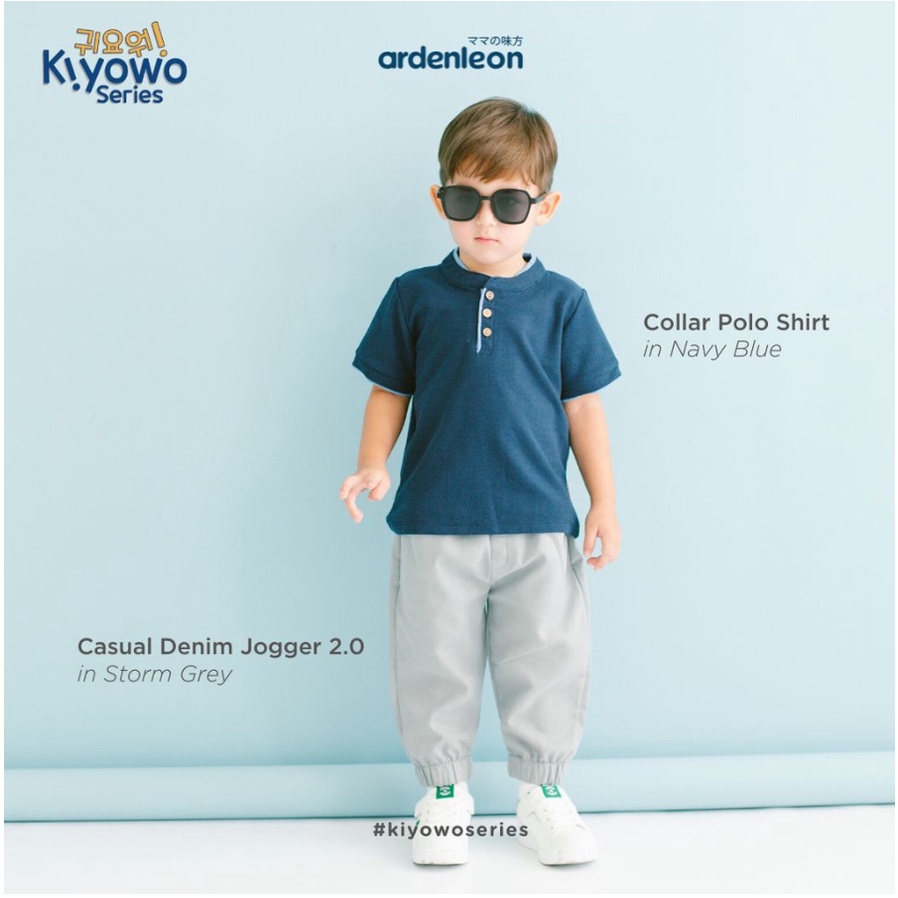 Ardenleon Collar Polo Shirt 1-7 Tahun Atasan Polo Boy Fashion Anak Laki Laki CBKS