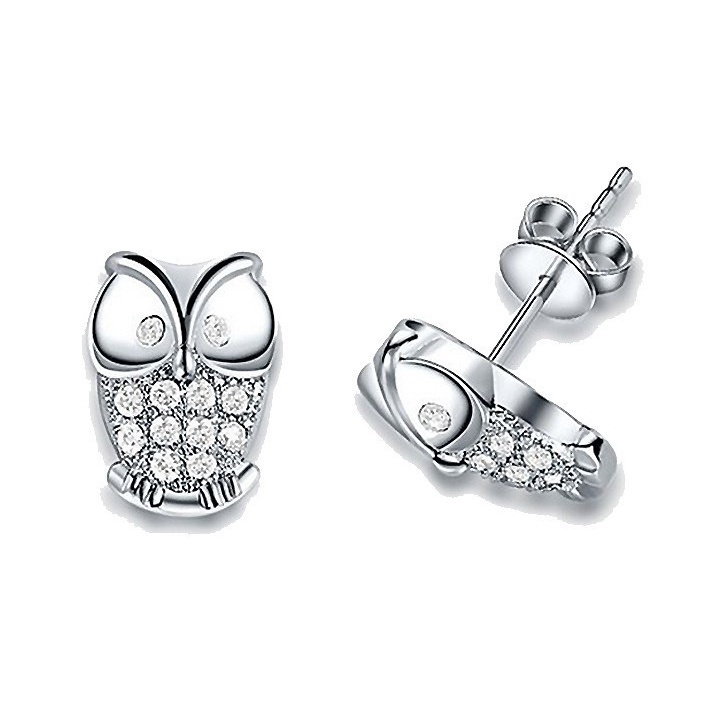 Goldkingdom Aksesoris Perhiasan Fashion Ready Stock Sterling Silver Anting Tusuk Gaya Lucu Minimalis Untuk Hadiah Wanita