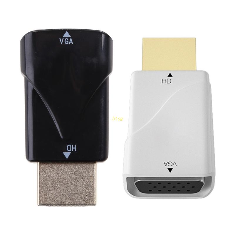 Adaptor btsg Male to VGA Female Lapis Emas (Hanya Dari HDMI- Ke VGA)