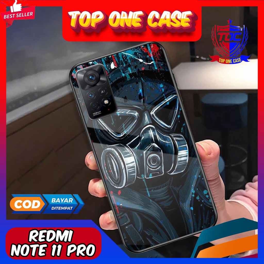 Case XIAOMI REDMI NOTE 11 PRO - Casing REDMI NOTE 11 PRO Terbaru Top One Case [ MOTIF MASK ] Casing 