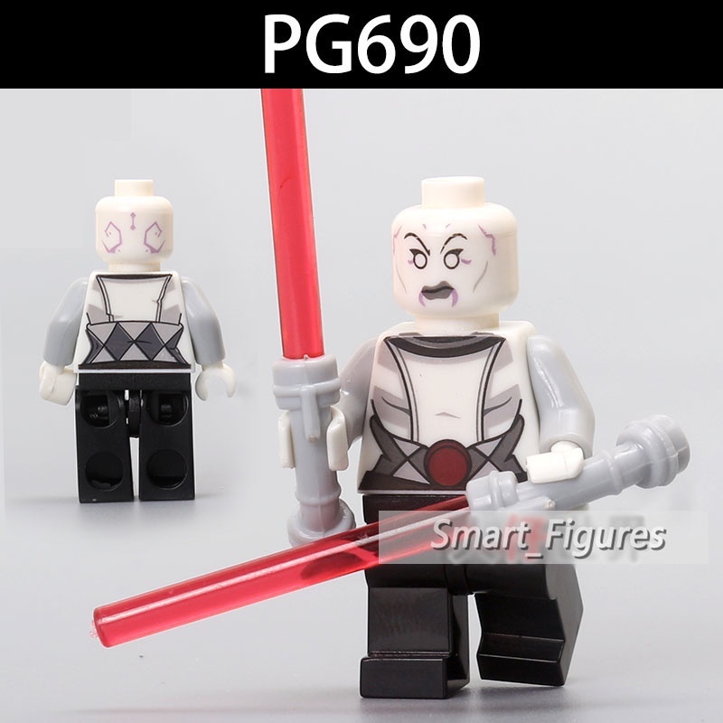 Mainan Edukasi Anak Star Wars Luke Qui-Gon Ventress Minifigure Rakitan Mainan Hadiah Ulang Tahun