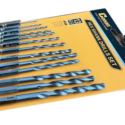 MATA OBENG BOR LOGAM DRILLS SET 13PCS COD08131