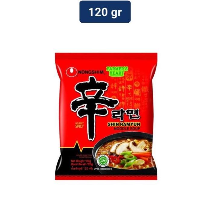 

Stok terbaru Nongshim Shin Ramyun | Mie Instant Korea Halal 120 gram