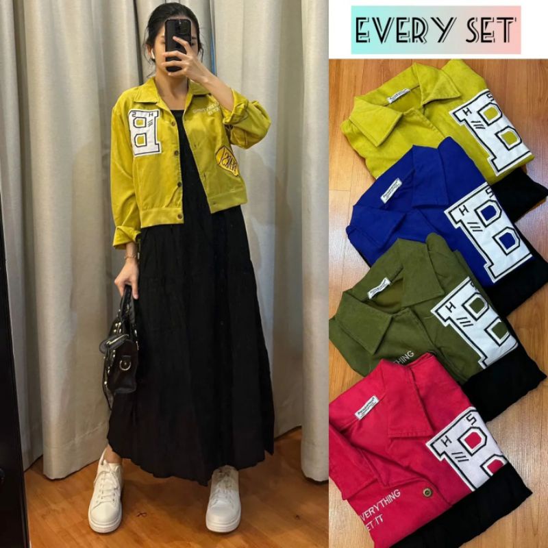 Midi Dress Korea//Dress korea//Every set//Midi dress//Dress Muslim//Gamis korea//Dress Muslim