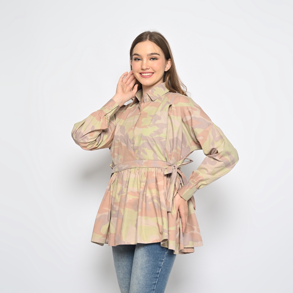 Patterned Poplin Blouse (Atasan Hamil &amp; Menyusui)