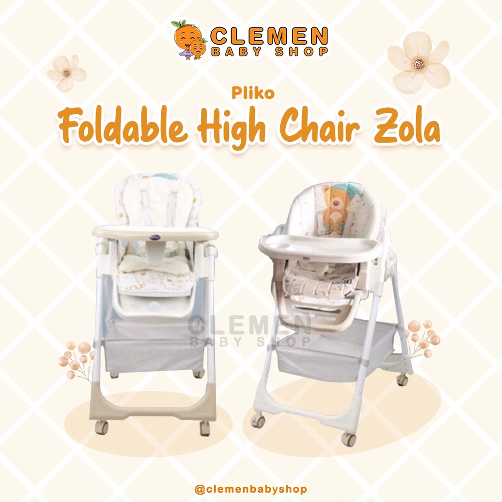 Pliko Foldable High Chair Zola