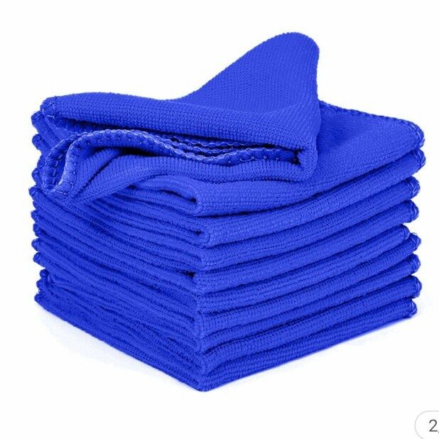 Kain Lap Microfiber Micro Fiber Cleaning Cloth  30x30cm Biru