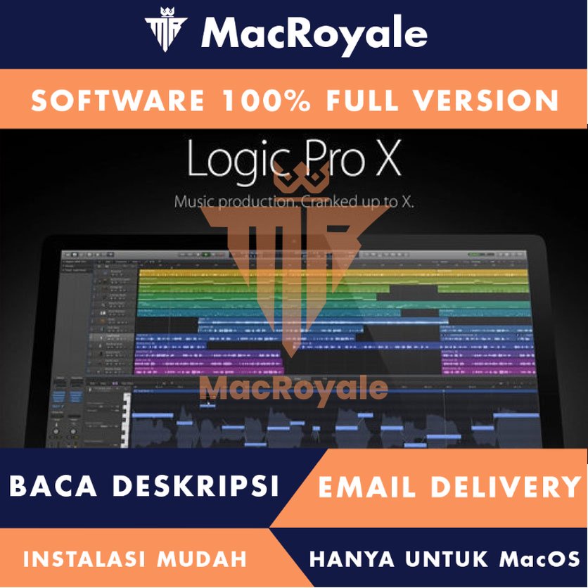 [MacOS] Logic Pro X - Perangkat Lunak Produksi Musik Profesional untuk Menciptakan Mengedit dan Menghasilkan Musik dengan Pustaka Suara dan Alat Musik Virtual yang Luas Menyediakan Lingkungan Kerja Kreatif untuk Musisi dan Produser