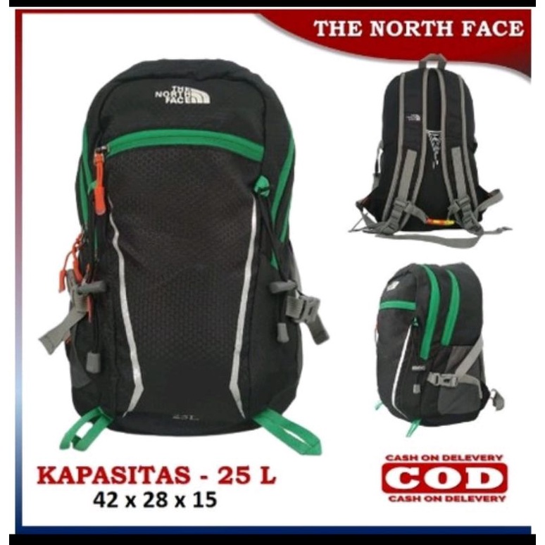 Tas Ransel Hiking Outdoor Daypack Tnf 40 Liter 30 Liter 25 Liter 15 Liter