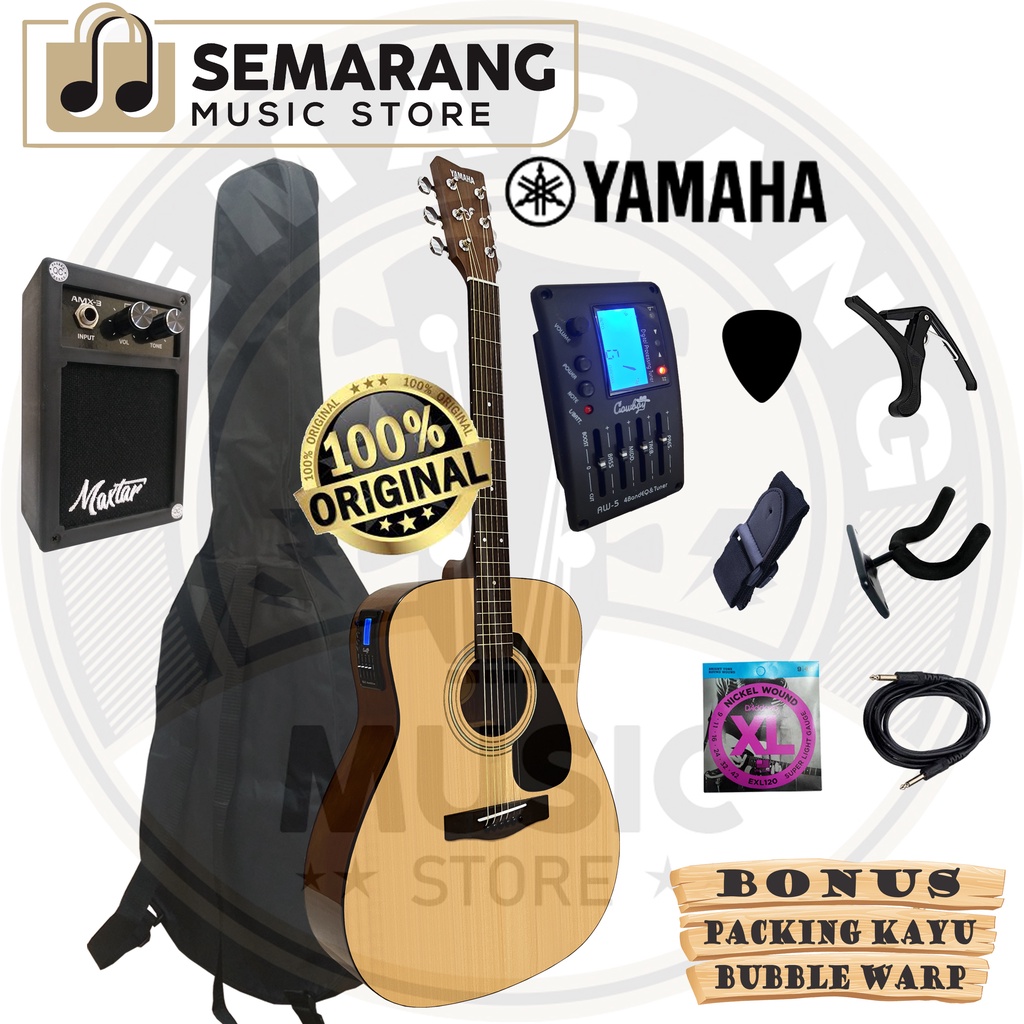 ORIGINAL!!! Gitar Akustik Elektrik Yamaha F310 Original Preamp Equalizer Tuner AW-5