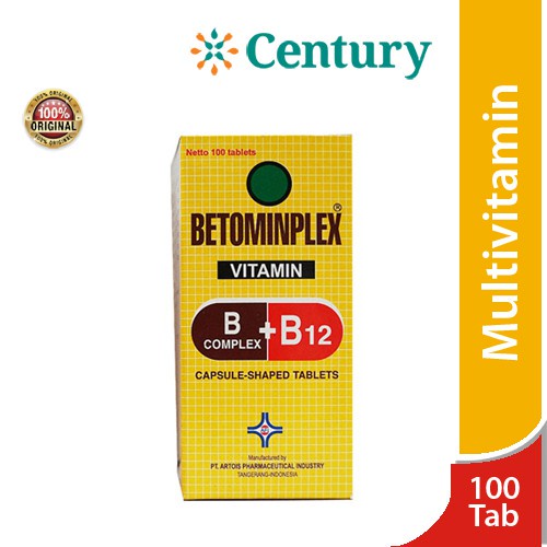 Vitamin Betominplex B kompleks 100's/ Vitamin B kompleks