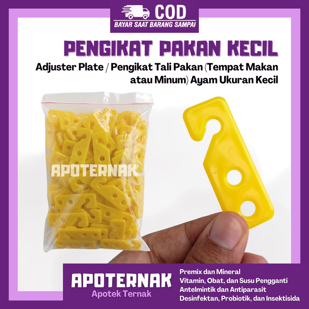 Pengikat Tali - Tempat Makan &amp; Minum Ayam Bebek- Peralatan Peternakan Adjuster Plate Super Feeder