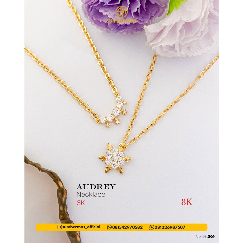 AUDREY NECKLACE 8K - SUMBER MAS