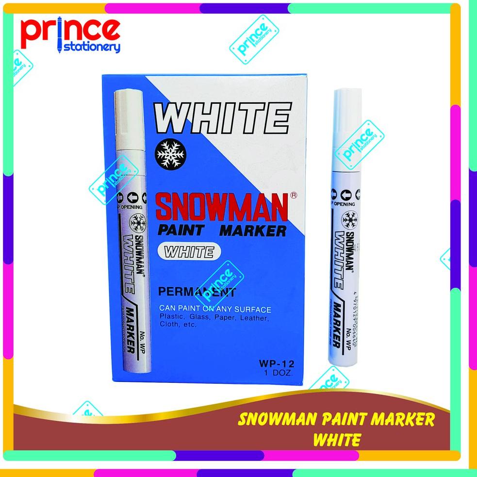 

U34 SPIDOL SNOWMAN PAINT MARKER WHITE NEW ッ