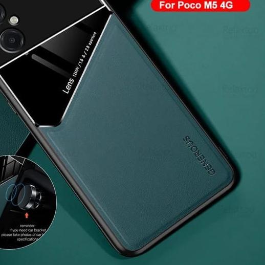 ۞ POCO M5 M5S / M4 PRO 4G / M3 / M3 PRO 5G SOFT CASE PREMIUM PLEXIGLASS LEATHER ☆
