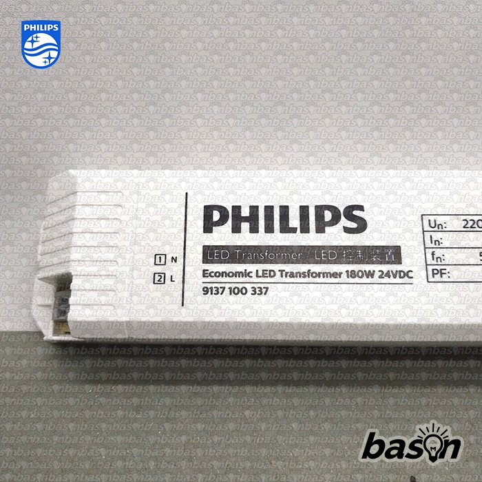 PHILIPS Economic LED Transformer 180W 24VDC - untuk PHILIPS LED Strip