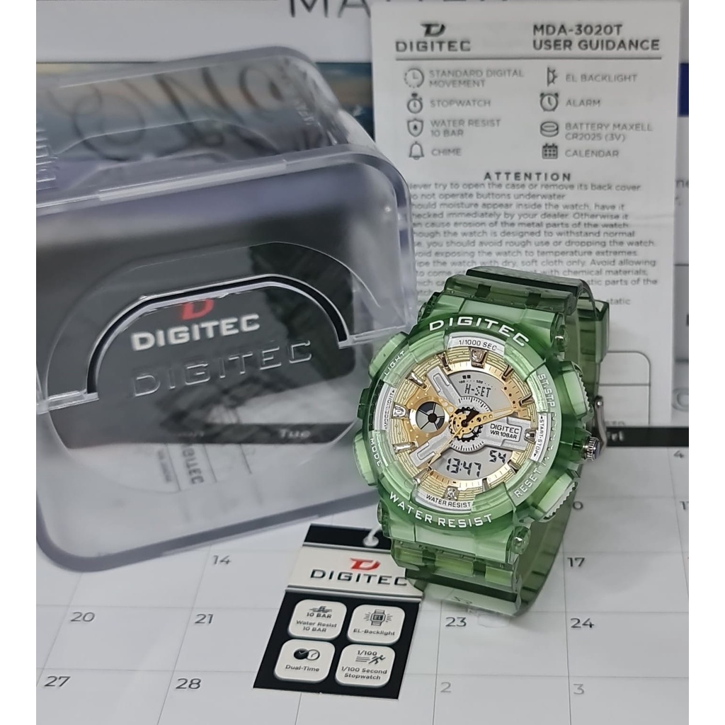 Jam Tangan Digitec MDA-3020 Original