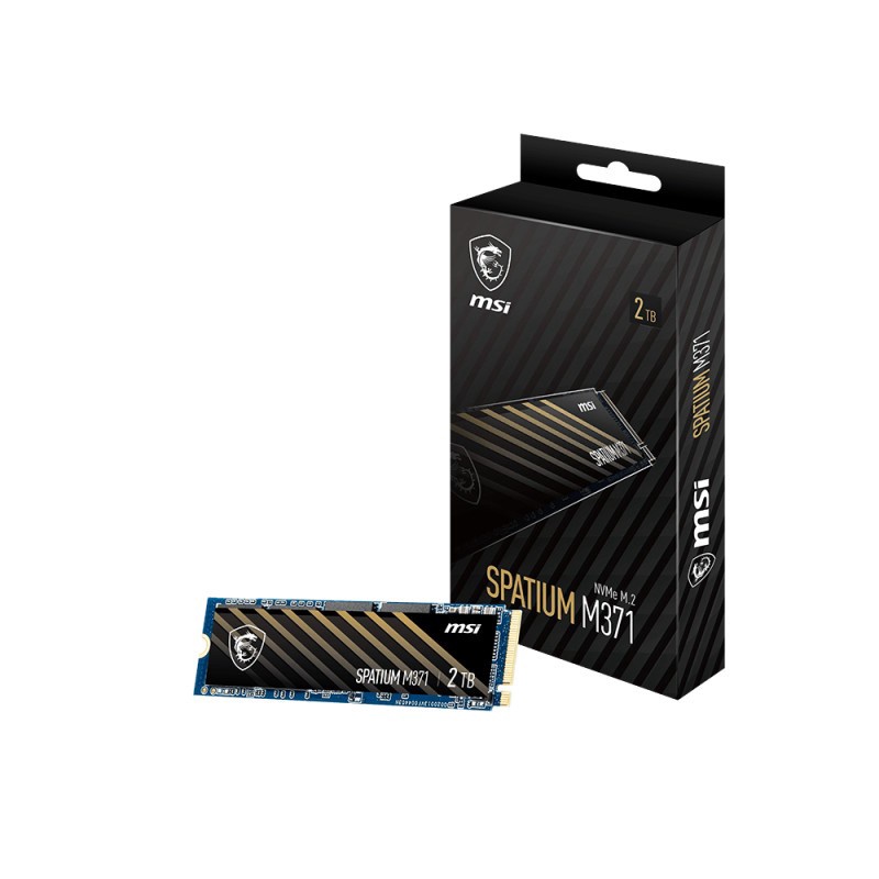 SSD MSI Spatium M371 500GB/1TB/2TB - NVMe PCIe Gen3 - SSD 500G/1TB/2TB