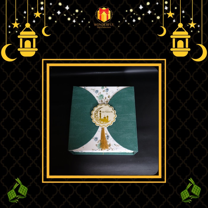 

HARDBOX HAMPERS LEBARAN FULL WALLPAPER MODIS PREMIUM 22X22X8 L012B - WALL PUTIH