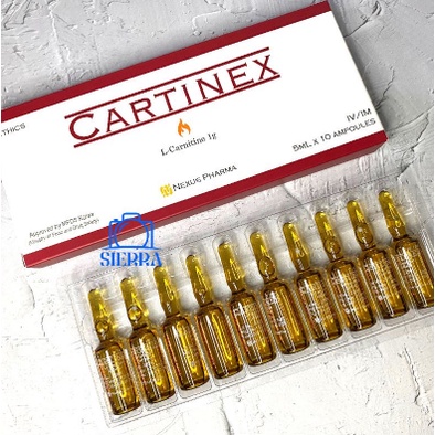 Cartinex L-Carnitine Injection Slimming / Carnitine Injection Slimming HARGA ECER 1AMPUL