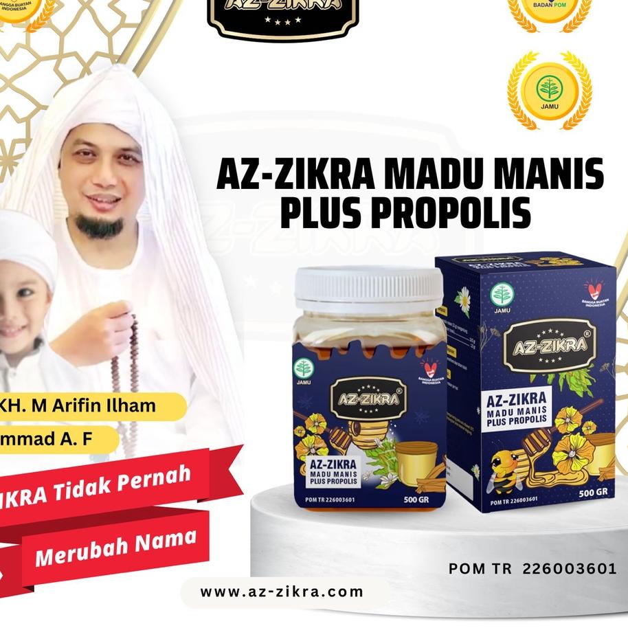 

✴ Azzikra Hutan Super / Azzikra Manis plus propolis 500gr Asli ✤