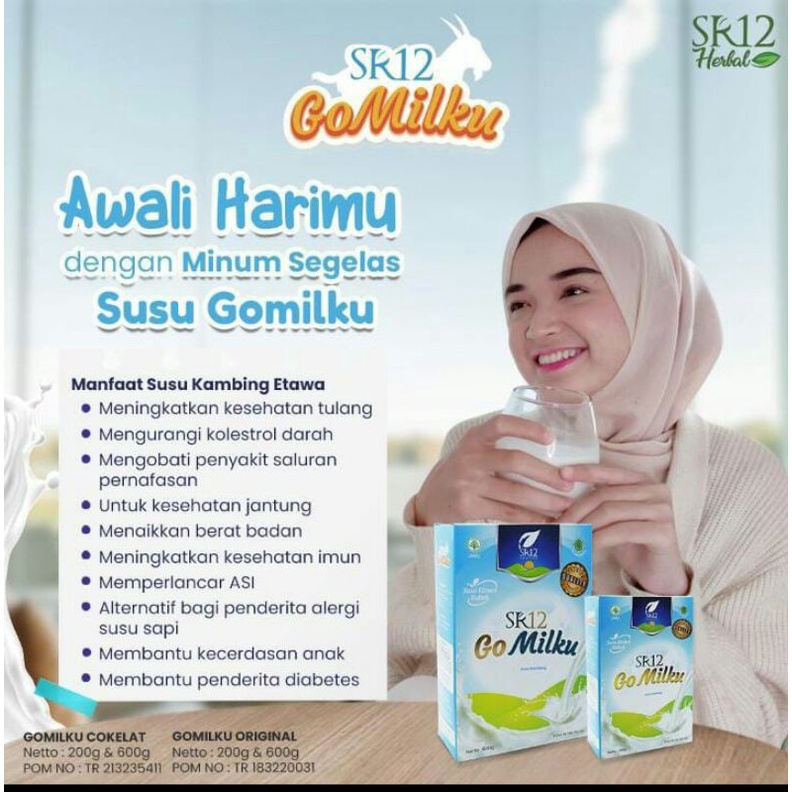 

Go Milku SR12 Susu kambing herbal original 200g